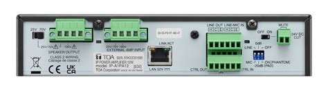 Ip A1pa12 Ip A1 Sophisticated Ip Audio Endpoints Products Toa