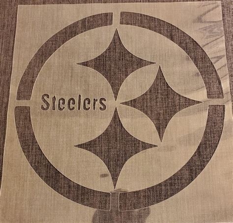 High Quality Pittsburgh Steelers Stencil Etsy