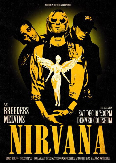 Nirvana Retro Style Concert Poster Art Print | Etsy