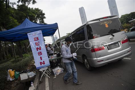 Uji Emisi Gratis Kendaraan Bermotor Antara Foto