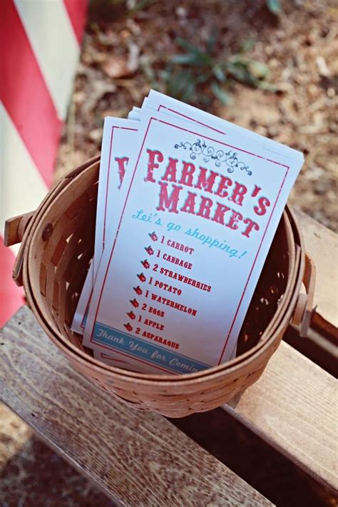 Kara S Party Ideas Farmer S Market Birthday Party Supplies Planning