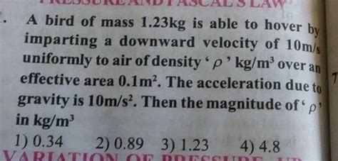 A Bird Moves From Point M M M To M M M If The