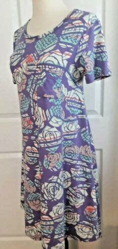 Lularoe Purple Easter Dress Floral Tie Dye Spring Summer Size Xxs 2xs Print Ebay