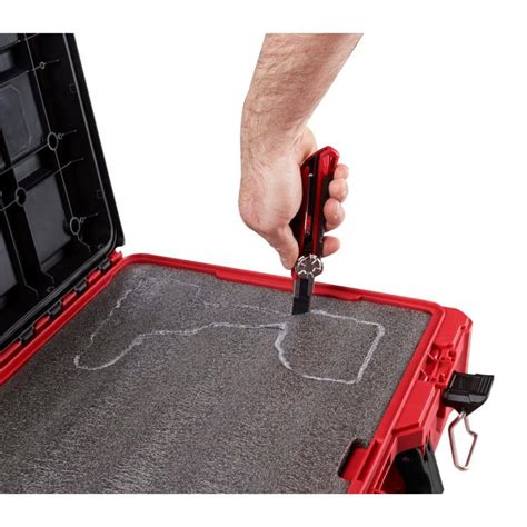 Milwaukee Packout Tool Case W Customizable Foam Insert By Milwaukee At