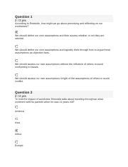 420 Quiz 2 Docx Question 1 2 2 Pts According To Entwistle How Might