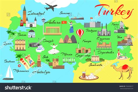 Tourist Map Of Turkey - Dolly Gabrila