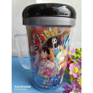 Jual Tumbler Gelas Gagang One Piece Team Full Jinbe Anime Manga Botol