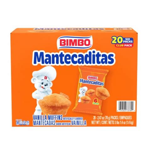 Bimbo Mantecaditas Bite Sized Vanilla Muffins Ct Oz Frys