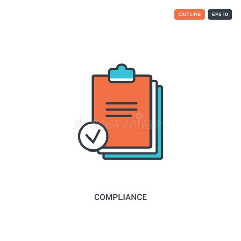 Compliance Icon Simple Element Illustration Isolated Trendy Filled Compliance Icon On White