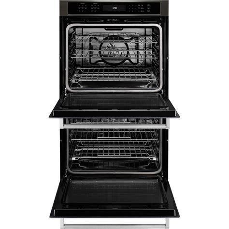 Kitchenaid Built In Double Electric Convection Wall Oven Black