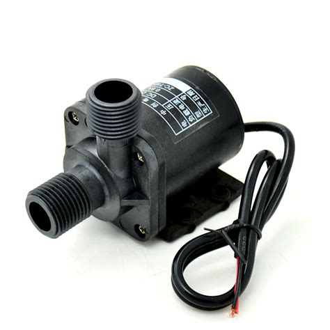 24V DC Mini Brushless Magnetic Hot Water Pump 100 Degrees ZC T40 In