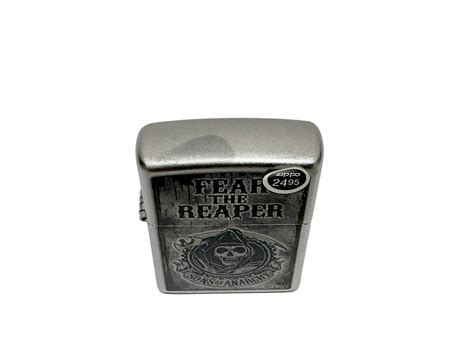 2016 28502 Sons Of Anarchy Fear The Reaper Zippo Lighter Hers And His