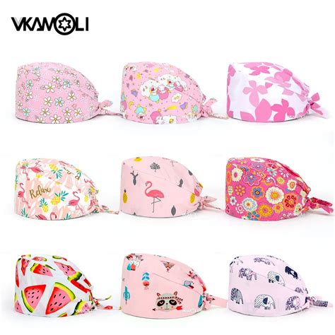 Vkamoli Gorra De Algod N Puro Para Mujer Gorro Suave Con Estampado De