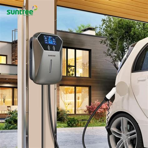 Suntree Dynamic Load Balancing Ev Charger Wallbox Portable Car Ev