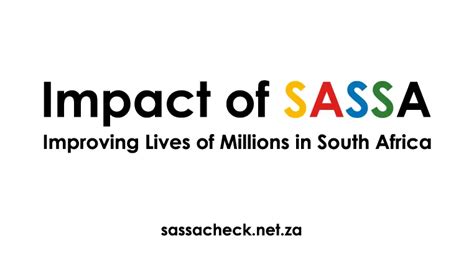 The Impact Of Sassa Improving Lives Of Millions In South Africa