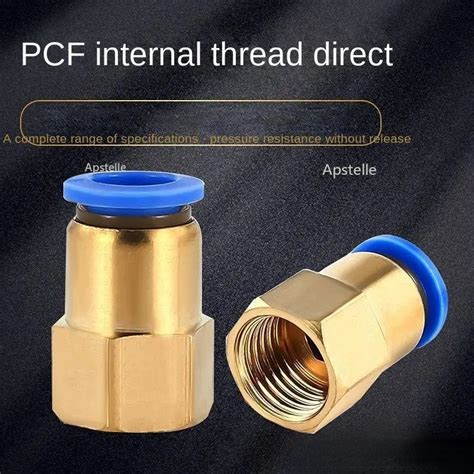 Connector Mm Pneumatic Female Thread Bsp Npt Tubing Fitting