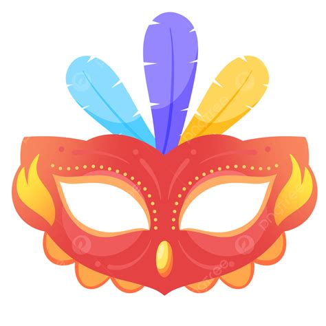 Red Color Gradient Carnival Mask Red Color Gradient Png Transparent