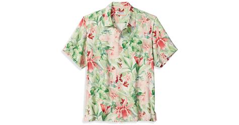 Tommy Bahama Bonita Springs Silk Floral Print Regular Fit Button Down