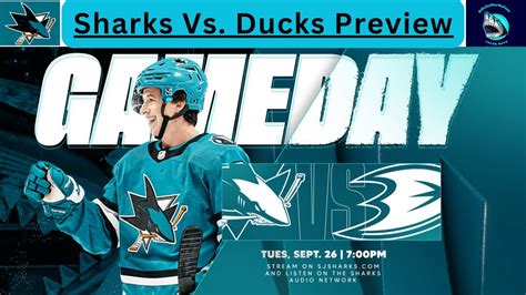 San Jose Sharks Vs Anaheim Ducks Preseason Game 2 Preview Youtube