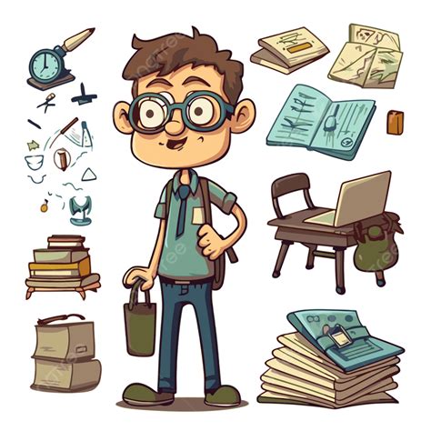 Clever Student Clipart