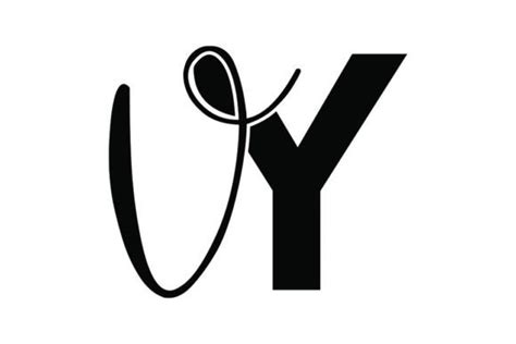 VY Monogram Logo Design Graphic By PIKU DESIGN STORE Creative Fabrica