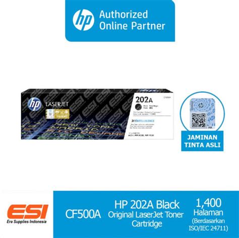 Hp 202a Black Original Laserjet Toner Cartridge Cf500a Lazada Indonesia