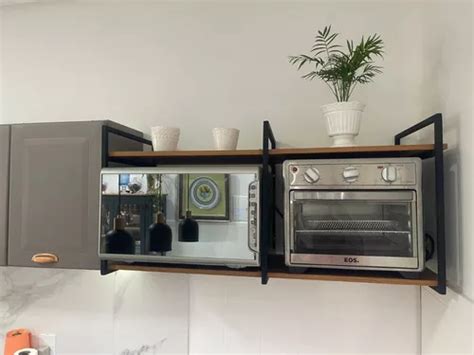 Nicho 1 00m Microondas Forno Duplo 4 Prateleiras De 50 Cm Frete grátis