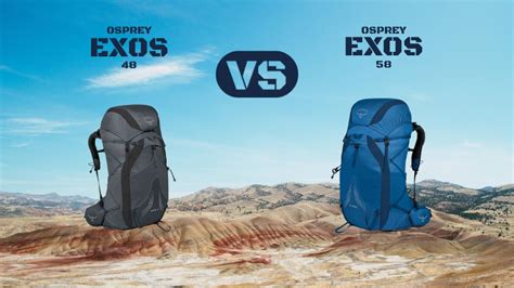 Osprey Exos 48 vs 58 - Beras Outdoor