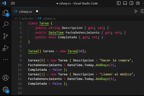 Uso de arrays en la programación orientada a objetos en C Estrada