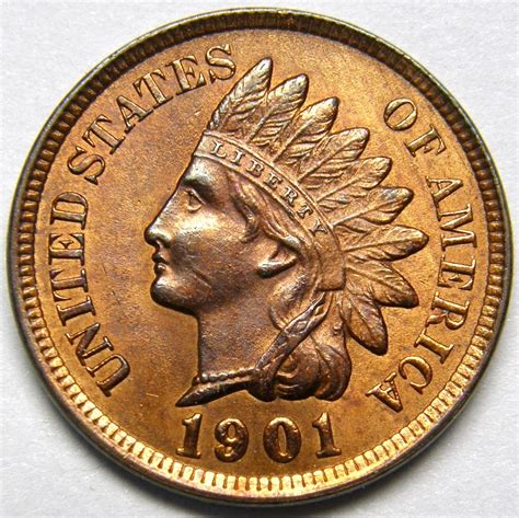 Indian Head Cent Mint State Ms Rb For Sale Buy Now Online