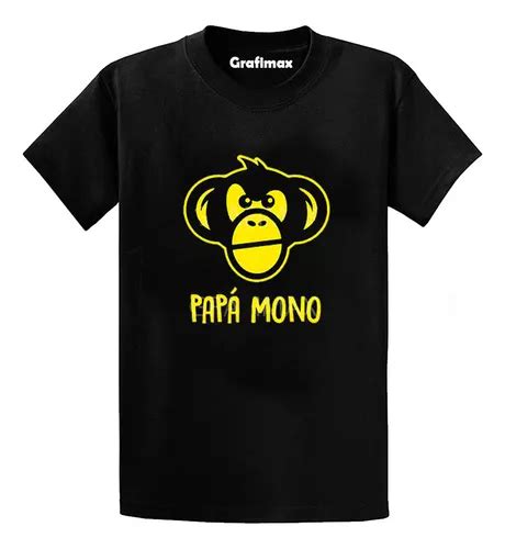 Polera Papa Mono Dia Del Padre Regalo Pap Grafimax