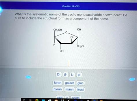 Solved Question I L What Is The Systematic Name Of He Cyclic