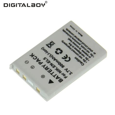 DigitalBoy 1PCS 900mAh EN EL5 ENEL5 EN EL5 Rechargeable Li Ion Camera