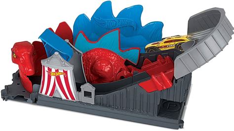 TOR HOT WHEELS ZESTAW DINOZAUR MATTEL PĘTLA GBF93 Ulubiony bohater Hot wheels Zabawki Tory