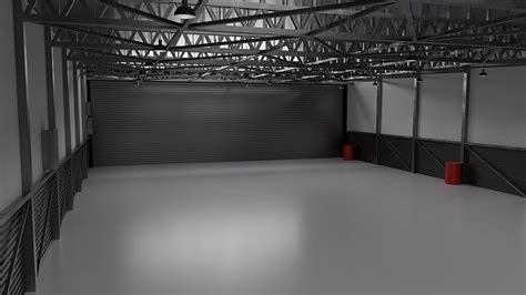 Airplane Hangar Interior 3D model | CGTrader