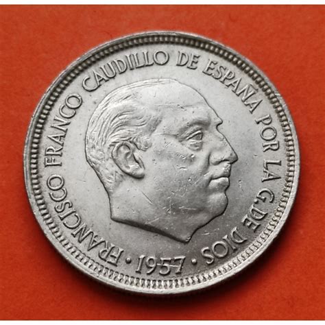 Espa A Pesetas Franco Estado Espa Ol Km Moneda De