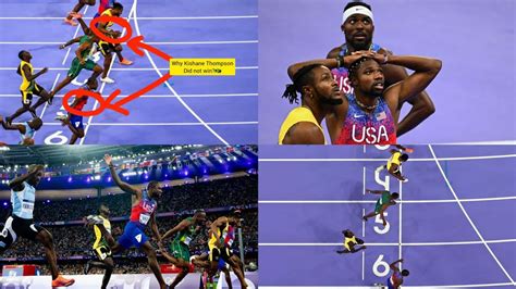 Why Kishane ThompsonDID NOT WIN GOLD IN THE 100M The Photo Finish