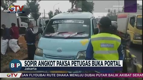 Viral Sopir Angkot Di Cipinang Ngamuk Ke Petugas Paksa Terobos Jalur