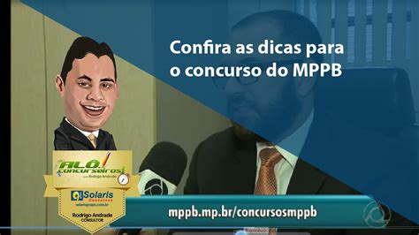 Confira As Dicas Para O Concurso Do MPPB YouTube