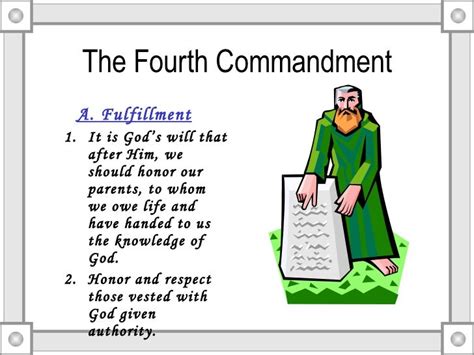 Lesson xiv the fourth commandment