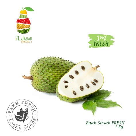 Jual Fresh Sirsak SEGAR 1kg Soursop Fruit Buah Sirsak Buah Segar