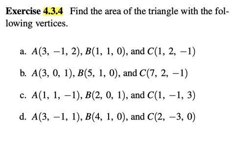 Answered Exercise 4 3 4 Find The Area Of The Bartleby