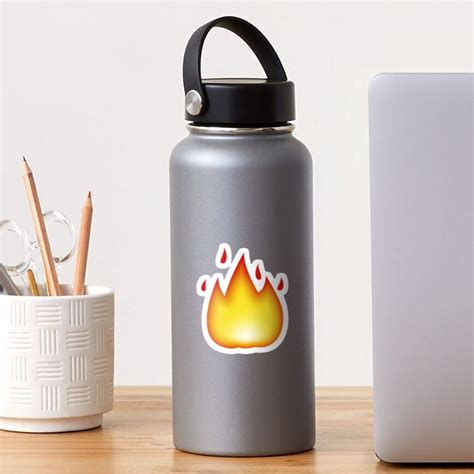 Flamme Emoji Sticker Von Nojams Redbubble