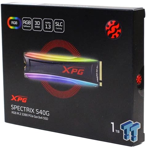 ADATA XPG Spectrix S40G 1TB NVMe PCIe Gen3 0 X4 M 2 SSD Review