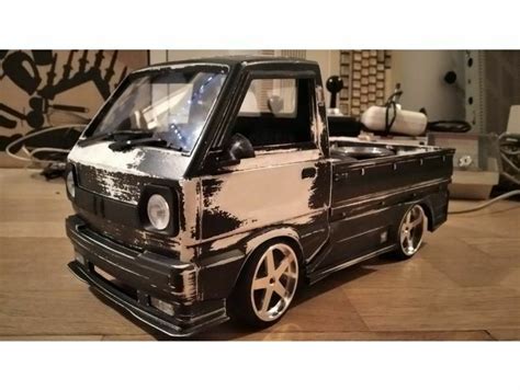 WPL D12 RC Car Truck Wide Body Kit HOONIGAN Kei Truck Rc