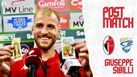 Giuseppe Sibilli Intervista Post Partita Bari Brescia Serie