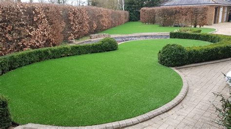 Large Artificial Grass Garden Installation Trulawn Artificial Grass