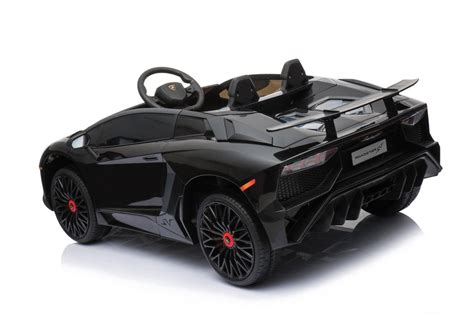 Lamborghini Aventador 12V Battery Electric Ride On Car In Black