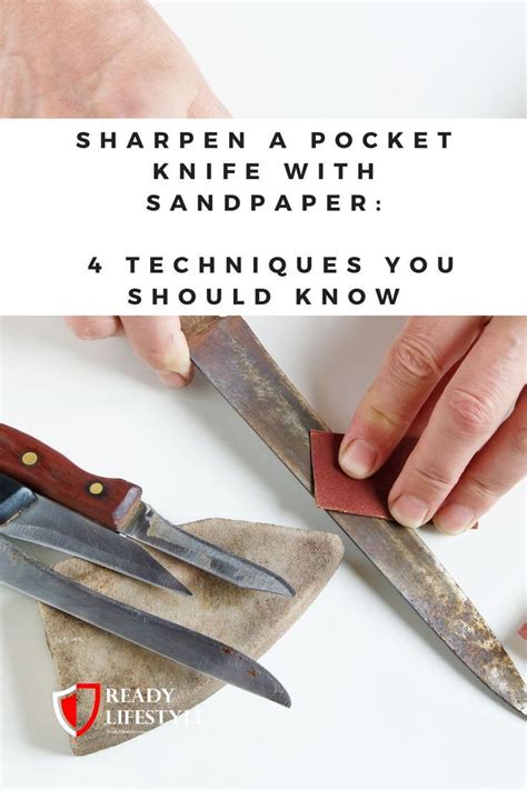 How To Sharpen A Pocket Knife With Sandpaper QERWU