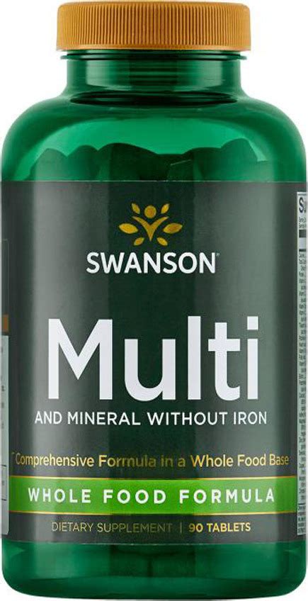 Swanson Multi And Minerals Without Iron 90 ταμπλέτες Skroutz Gr